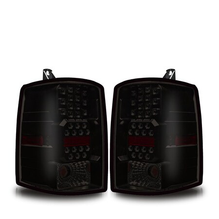 Winjet Led Tail Lights - Black / Smoke CTWJ-0038-BS